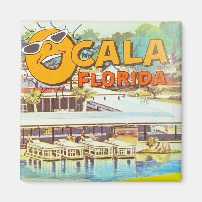 Vintages Ocala, Florida - Sonne Magnet (Vorne)