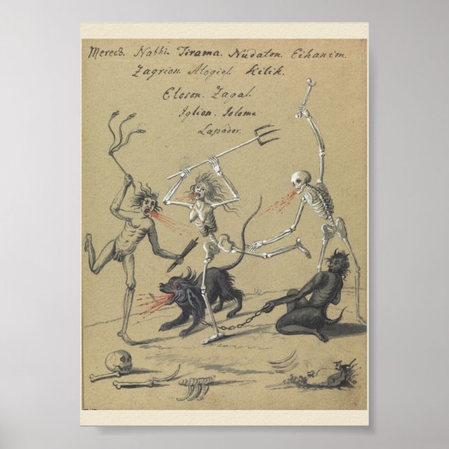 Vintages Occult Poster (Vorne)