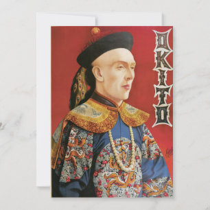 Vintages Okito Magician Poster