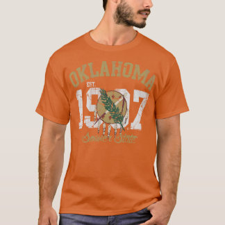Vintages Oklahoma Früher Staat T-Shirt