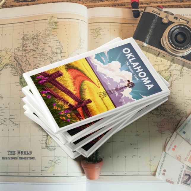 Vintages Oklahoma Magnet (Von Creator hochgeladen)