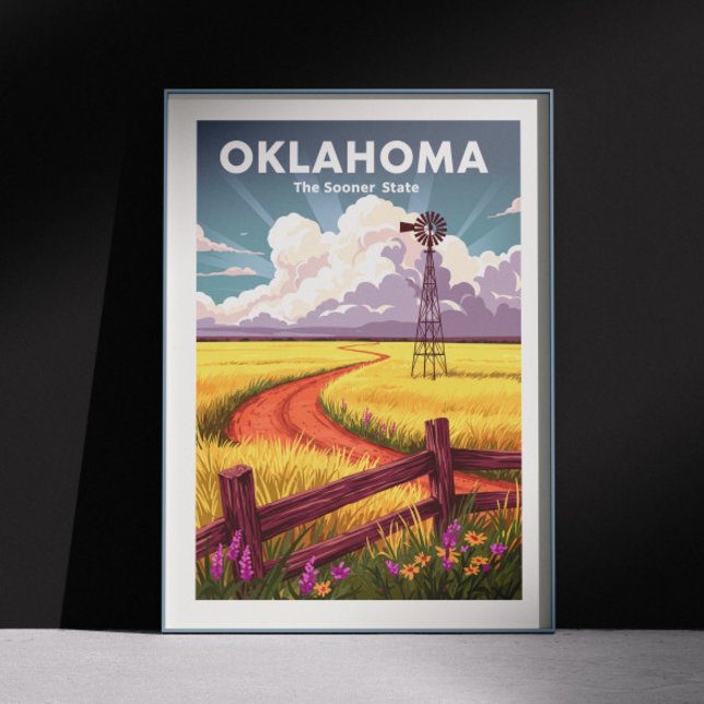 Vintages Oklahoma Poster (Von Creator hochgeladen)
