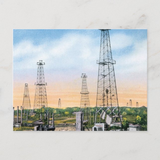 Vintages Oklahoma Postkarte (Vorderseite)