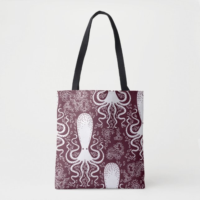 Vintages Oktopus-Muster. (Vorderseite)