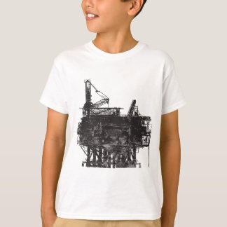 Vintages Ölbohrinsel T-Shirt