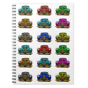 Vintages Oldtimer Notizblock