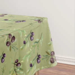 Vintages Olive Leaf Muster Tischdecke