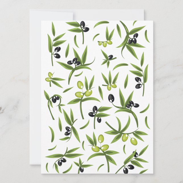 Vintages Olivenmuster (Vorderseite)