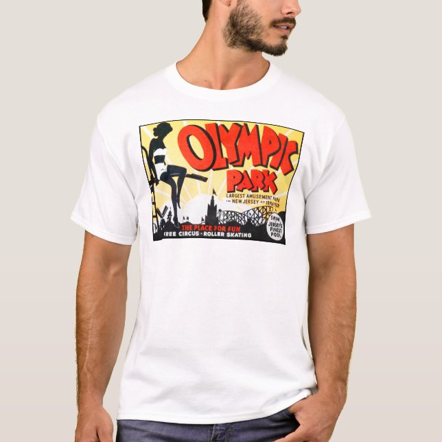 Vintages "olympischer Park-" Plakat - Irvington, T-Shirt (Vorderseite)