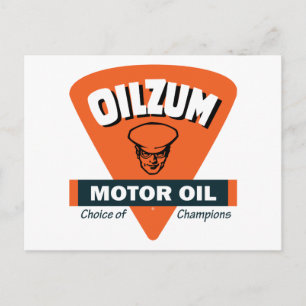 Vintages Ölzeichen Postkarte