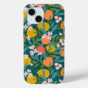Vintages Orange & Lemon Blossom Muster Case-Mate iPhone Hülle