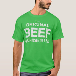 Vintages Original-Rindfleisch von Chicagoland, auf T-Shirt