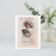 Vintages OsterGirl in Bonnet Postkarte (Stehend Vorderseite)