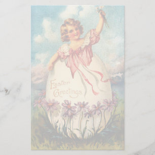 Vintages Ostern-Briefpapier Briefpapier