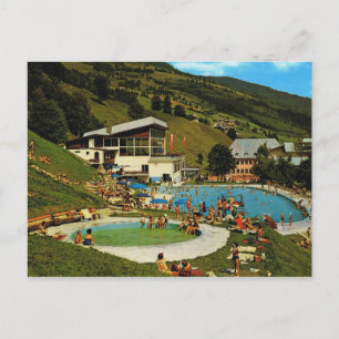 Vintages Österreich, Salbach Schwimmbad, Tirol Postkarte