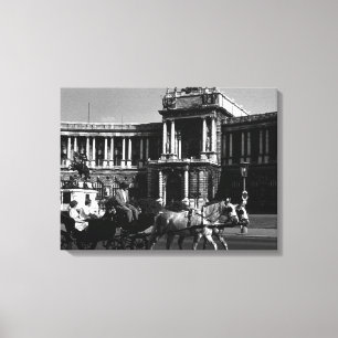 Vintages Österreich Wien Hofburg Leinwanddruck