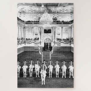 Vintages Österreich Wien Spanische Reitschule Puzzle