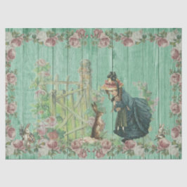 Vintages Osterscheinpapier Seidenpapier