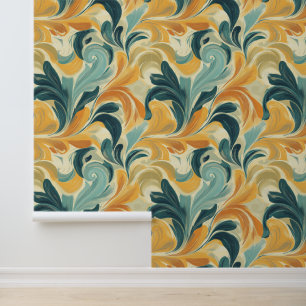 Vintages Paisley-Inspiriert Leaf-Muster (1) Tapete
