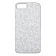 Vintages Paisley-Muster in Weiß und Hellgrau Case-Mate iPhone Hülle (Rückseite)