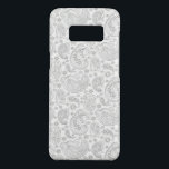 Vintages Paisley-Muster in Weiß und leicht Grau Case-Mate Samsung Galaxy S8 Hülle<br><div class="desc">Weiße und hellgraue Vintage Paisley-Muster. Design ist auf anderen Produkten erhältlich.</div>