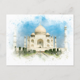Vintages Palestina gaza Peace Travel Aquarell Postkarte