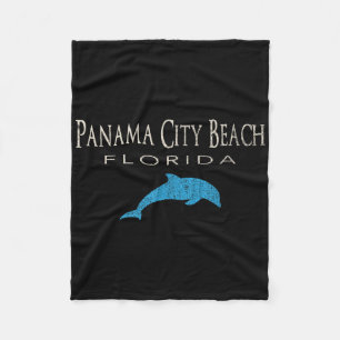 Vintages Panama City Beach Fl Dolphin T Shirt Fleecedecke