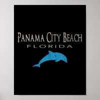 Vintages Panama City Beach Fl Dolphin T Shirt
