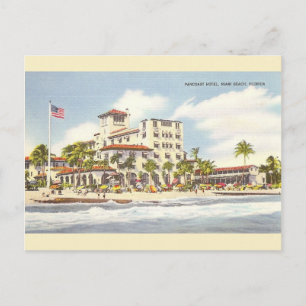 Vintages Pancoast Hotel Miami Beach Postcard Postkarte