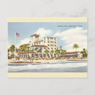 Vintages Pancoast Hotel Miami Beach Postcard Postkarte