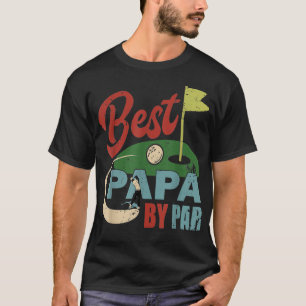 Vintages Papa By Par Funny Golf Player Pater' T-Shirt