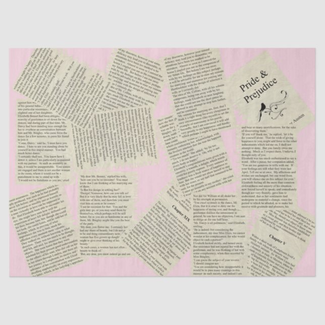 Vintages Papierpapier Seidenpapier (Vorderseite)