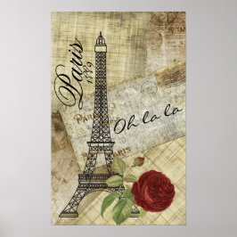 Vintages Paris-Design Poster