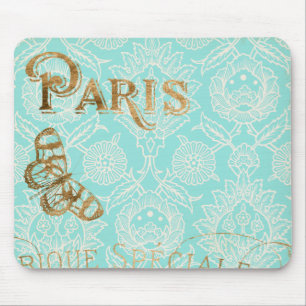 Vintages Paris-Gold-Design Mousepad