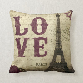 Vintages Paris Kissen