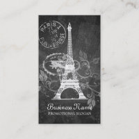 Vintages Paris-Postkarten-Schwarzes