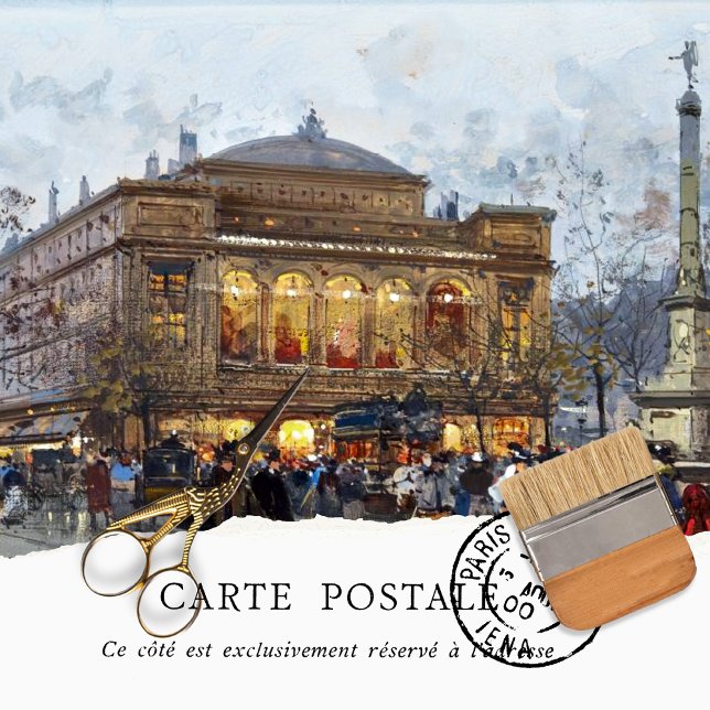 Vintages Pariser Frauenfachpapier Seidenpapier (Von Creator hochgeladen)