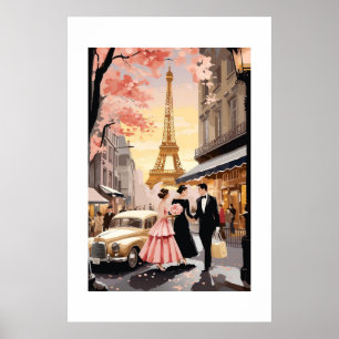 Vintages Pariser Poster