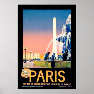 Vintages Pariser Werbeplakat Poster