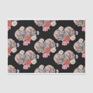 Vintages Party für Zuckerschädel Seidenpapier