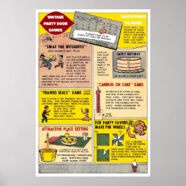 Vintages Party - Kunstdrucken Poster