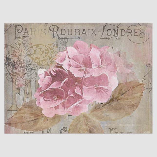 Vintages Party Seidenpapier (Vorderseite)