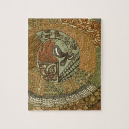 Vintages Patchwork - braun Puzzle