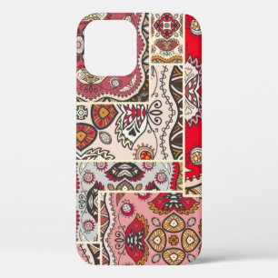 Vintages Patchwork-Quiltmuster. Vintag dekorativ Case-Mate iPhone Hülle