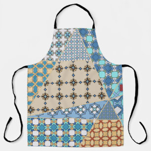Vintages Patchwork-Quiltmuster. Vintag dekorativ Schürze