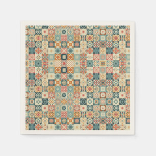 Vintages, Patchwork-Stepplook Serviette
