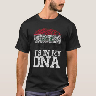 Vintages Patriotikum Es ist in meinem DNA-Irak-Fla T-Shirt