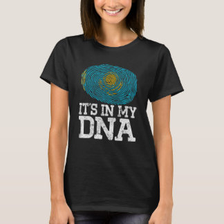 Vintages Patriotisches in meiner DNA-Kasachstan-Fl T-Shirt