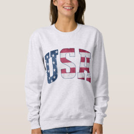 Vintages Patriotisches Sweatshirt - Retro USA Crew