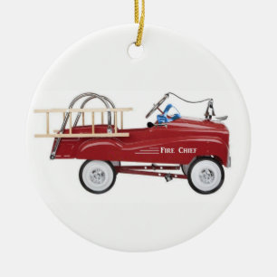 Vintages Pedal-Auto Keramikornament